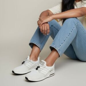 White NIKE Air Running Sneakers sz 8.5